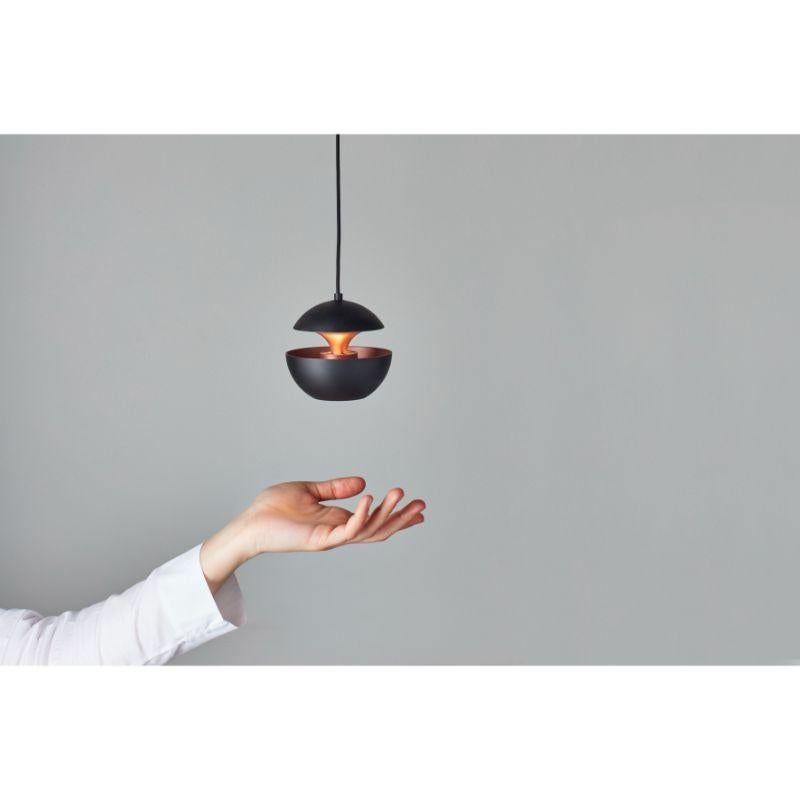 DCW Editions Here Comes the Sun Mini Pendant Lamp in Black Copper Aluminium In New Condition For Sale In Brooklyn, NY
