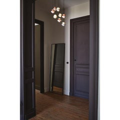 Éditions DCW « Here Comes the Sun Mini Pendant Lamp » en aluminium blanc