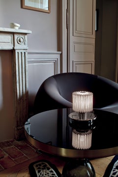 DCW Editions In The Sun Cordless Table Lamp in Silver Steel Body with Gold Mesh