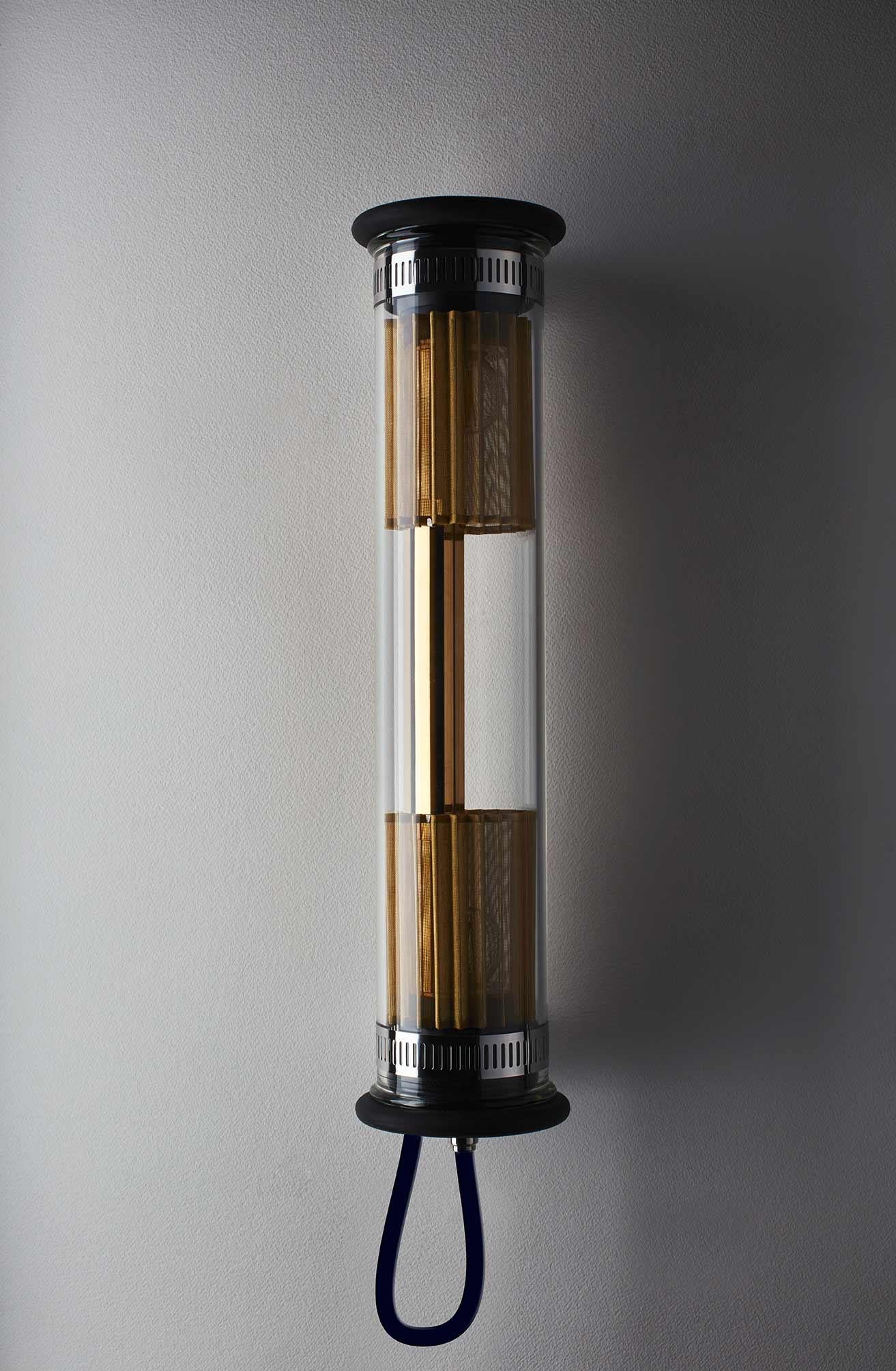 DCW Editions In The Tube ITT 100-500 Wall & Pendant Lamp in Gold-Gold by Dominique Perrault & Gaëlle Lauriot-Prévost
 
 The « In The Tube » collection comprises strong ideas, forms that are both free and constrained, and it comes in several lengths,