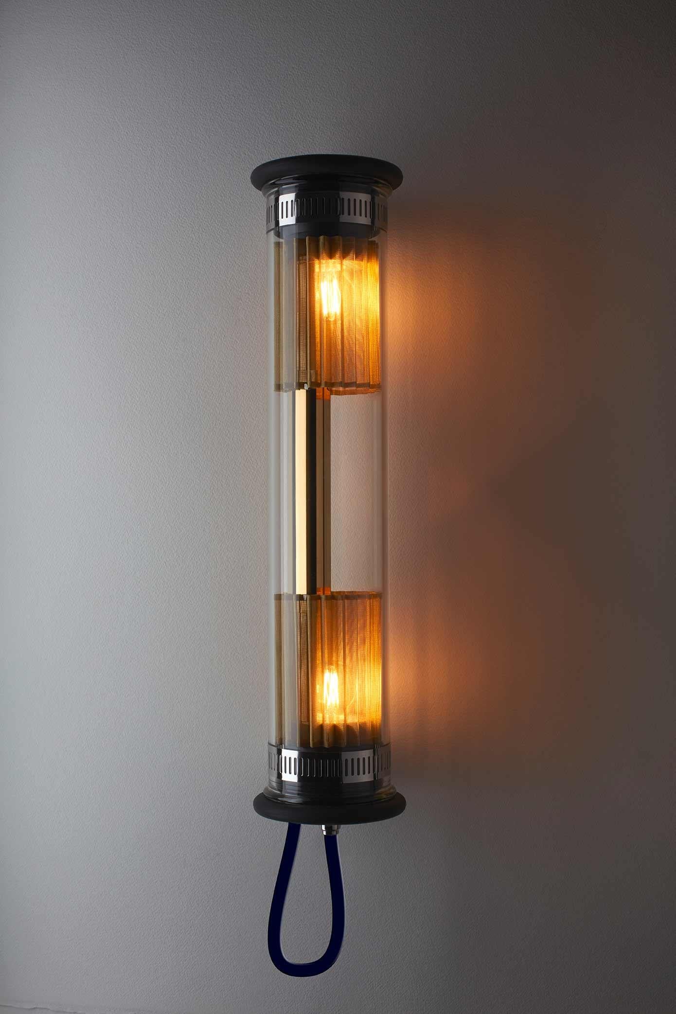 Contemporary DCW Editions In The Tube ITT 100-500 Wall & Pendant Lamp in Gold-Gold For Sale