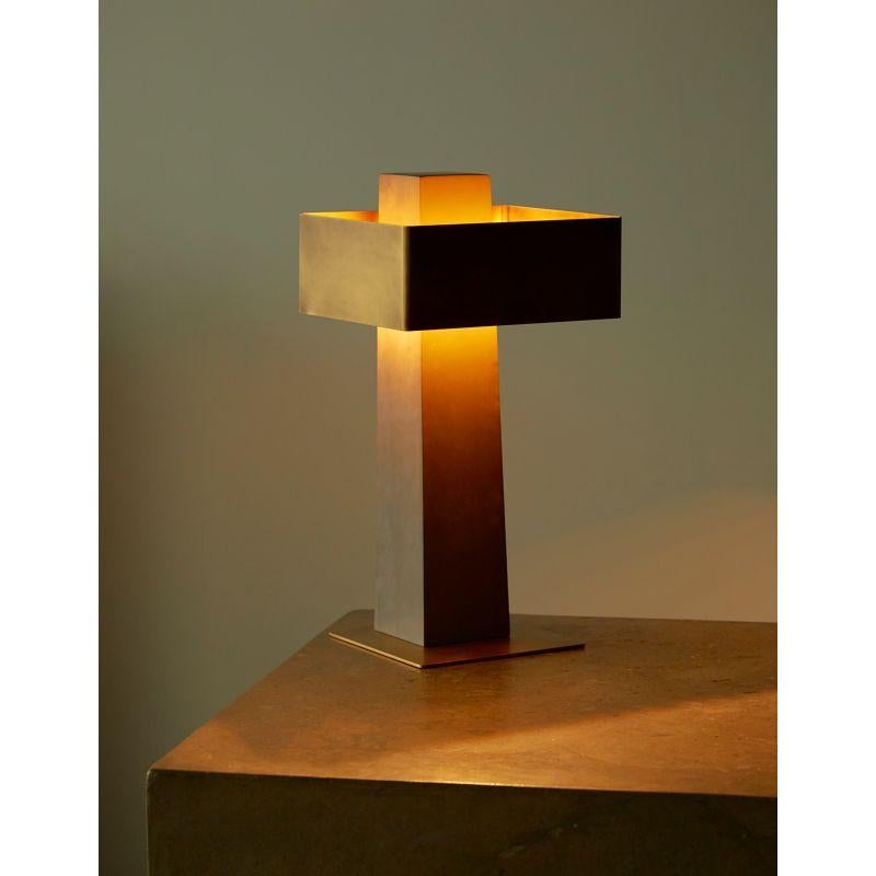 DCW Editions Iota Table Lamp in Gold Concrete & Steel by Clément Cauvet For Sale 8