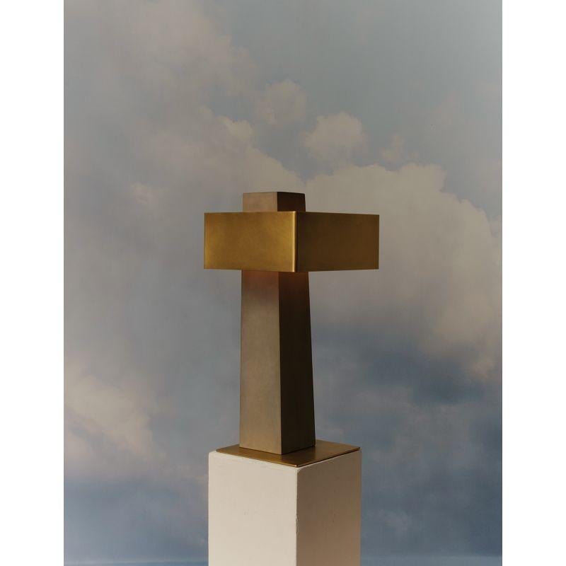 DCW Editions Iota Table Lamp in Gold Concrete & Steel by Clément Cauvet For Sale 2