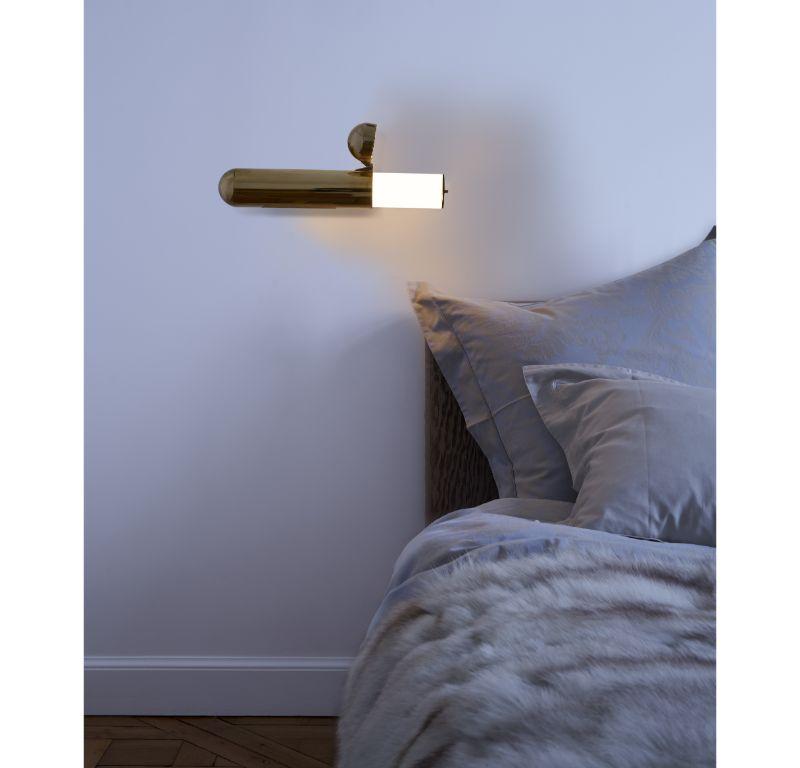 DCW Editions ISP Wall Lamp in Brass w/Left Opening by Ilia Sergeevich Potemine For Sale 3