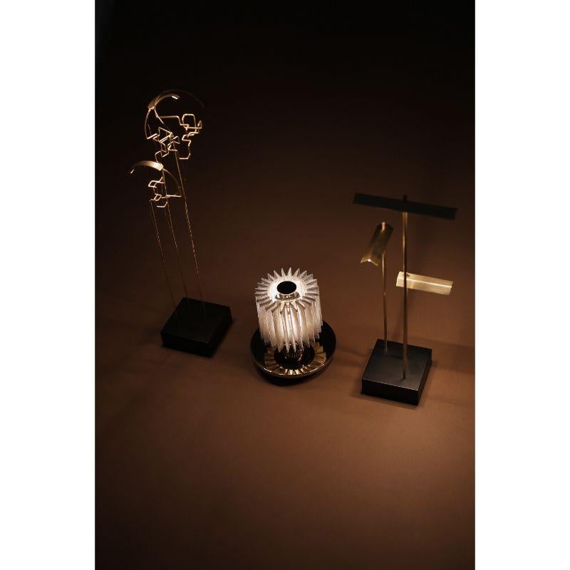 Lampe de bureau Knokke Cordless éditions DCW en acier et laiton brossé naturel en vente 7