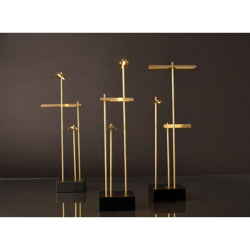 DCW Editions Knokke Cordless Table Lamp in Steel and Natural Brushed Brass In New Condition For Sale In Brooklyn, NY