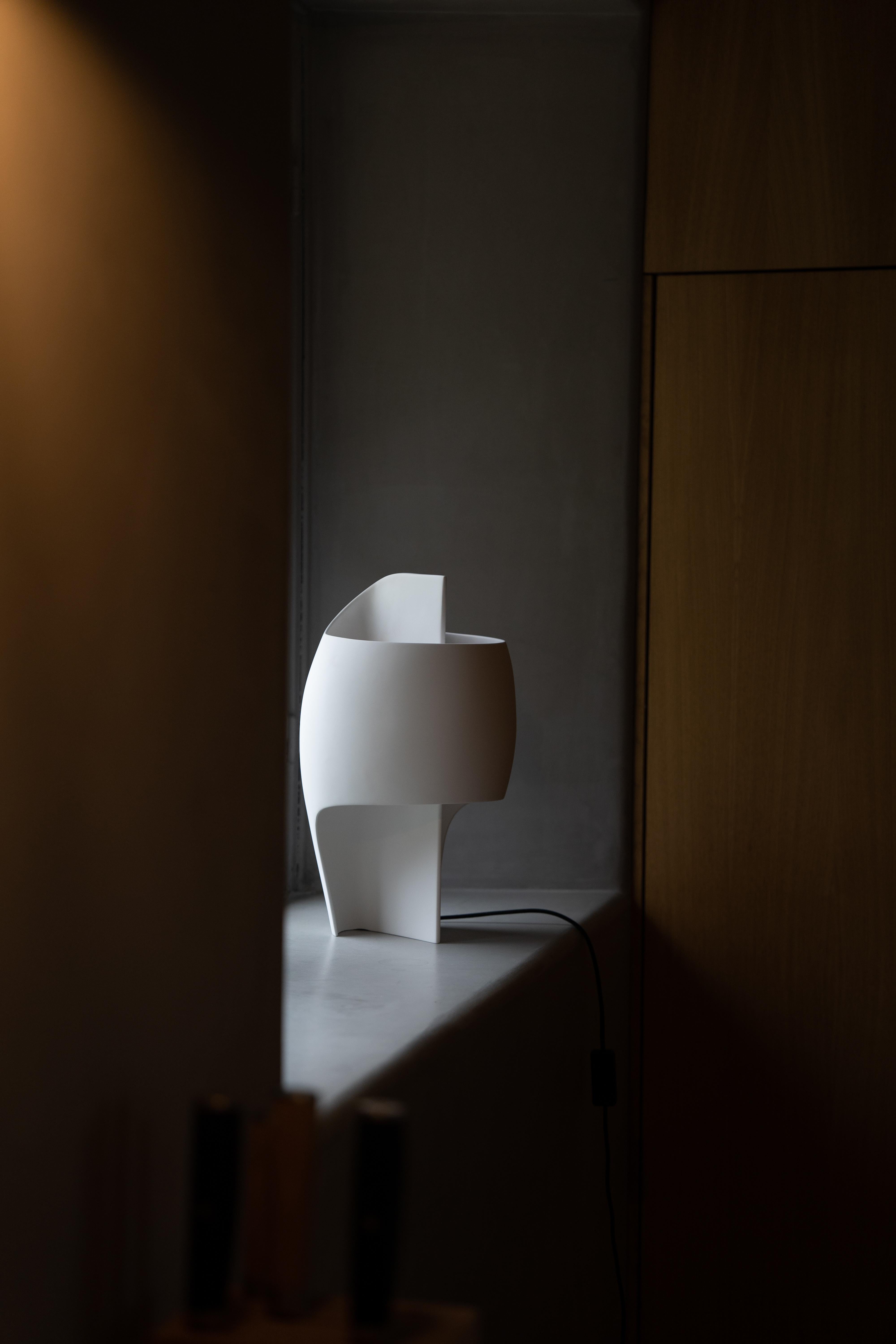 DCW Editions La Lampe B Table Lamp in White by Thierry Dreyfus For Sale 2