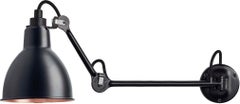 DCW Editions La Lampe Gras N°204 L40 Wall Lamp in Black Arm & Black Copper Shade