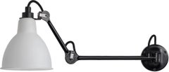 DCW Editions La Lampe Gras N°204 L40 Wall Lamp in Black Arm &Polycarbonate Shade