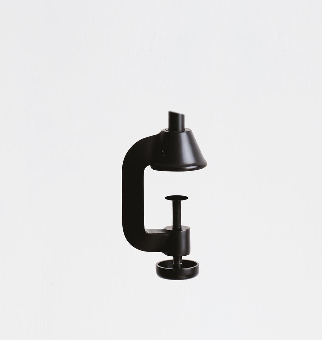 DCW Editions La Lampe Gras N°205 Table Lamp in Black Arm & Black Shade For Sale 4