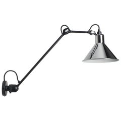 DCW Editions La Lampe Gras N°304 L40 SW Lampada da parete conica con paralume cromato