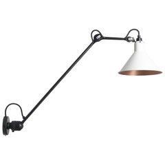 DCW Editions La Lampe Gras N°304 L40 SW Lampada da parete conica con paralume in rame bianco