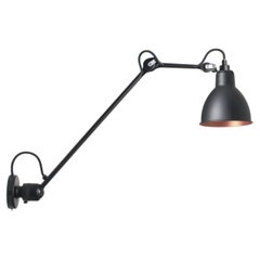 DCW Editions La Lampe Gras N°304 L40 SW Applique ronde à abat-jour en cuivre noir