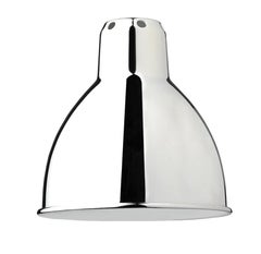 DCW Editions La Lampe Gras N°317 Table Lamp in Black Arm with Chrome Shade