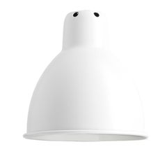 DCW Editions La Lampe Gras N°317 Table Lamp in Black Arm with White Shade