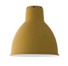 DCW Editions La Lampe Gras N°317 Table Lamp in Black Arm with Yellow Shade