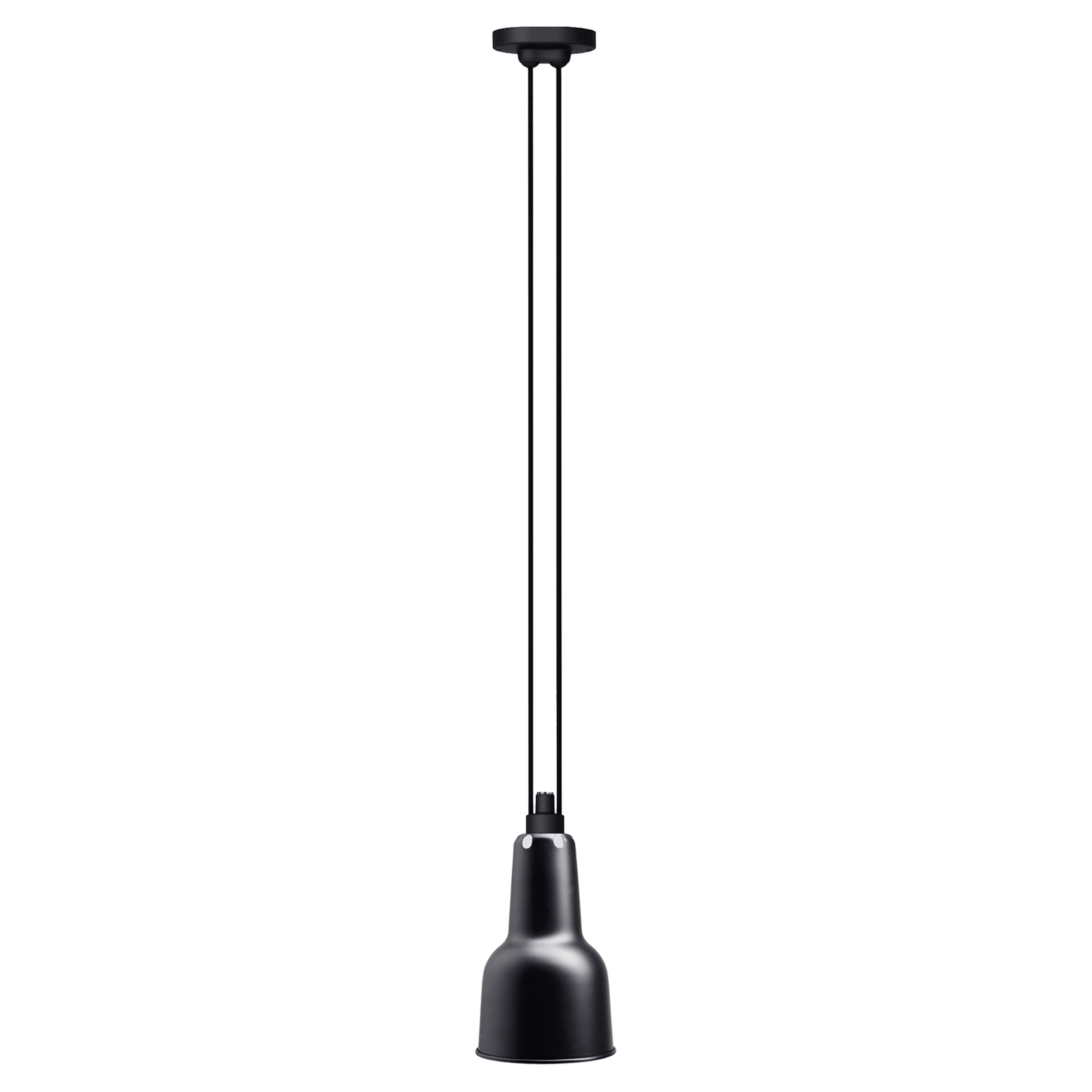 DCW Editions Les Acrobates N°322 Oculist Pendant Lamp in Black Shade For Sale