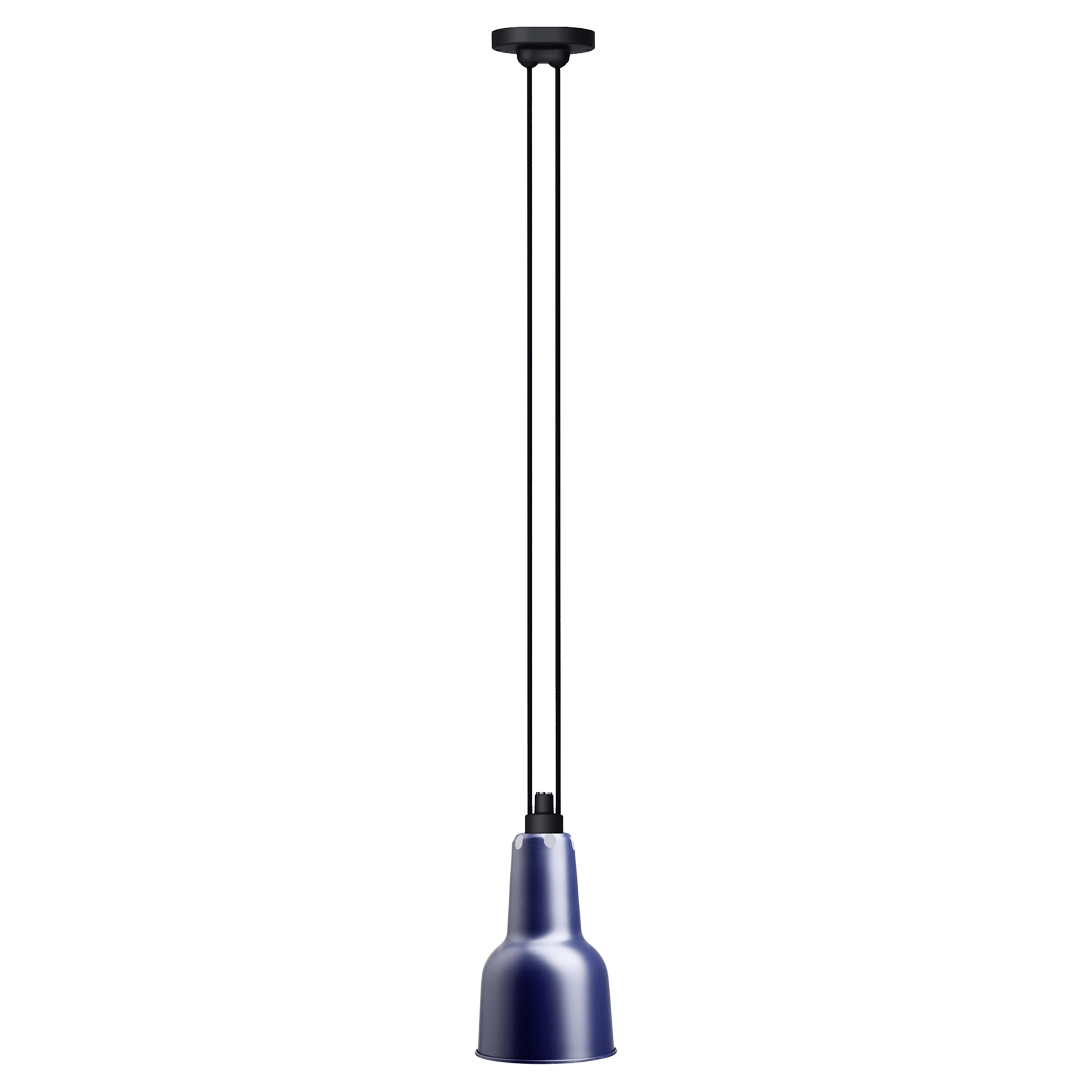 DCW Editions Les Acrobates N°322 Oculist Pendant Lamp in Blue Shade For Sale