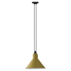 DCW Editions Les Acrobates N°322 Lámpara Colgante Cónica XL Pantalla Amarilla