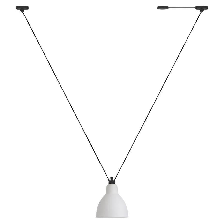 DCW Editions Les Acrobates N°323 AC1 AC2 L Round Pendant Lamp in Frosted Glass For Sale