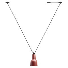 DCW Editions Les Acrobates N°323 AC1 AC2 Lampe pendante oculiste avec abat-jour rouge