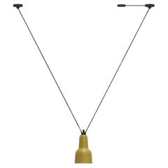 DCW Editions Les Acrobates N°323 AC1 AC2 Lampe pendante oculiste avec abat-jour jaune