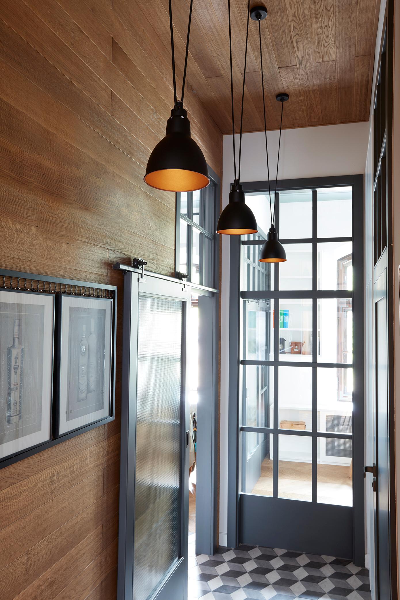 DCW Editions Les Acrobates N°323 Lampada a sospensione rotonda grande con paralume in rame in vendita 2
