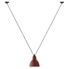 DCW Editions Les Acrobates N°323 Large Round Pendant Lamp in Red Shade