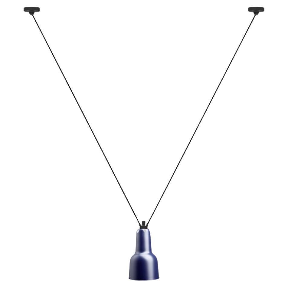 DCW Editions Les Acrobates N°323 Oculist Pendant Lamp in Blue Shade For Sale