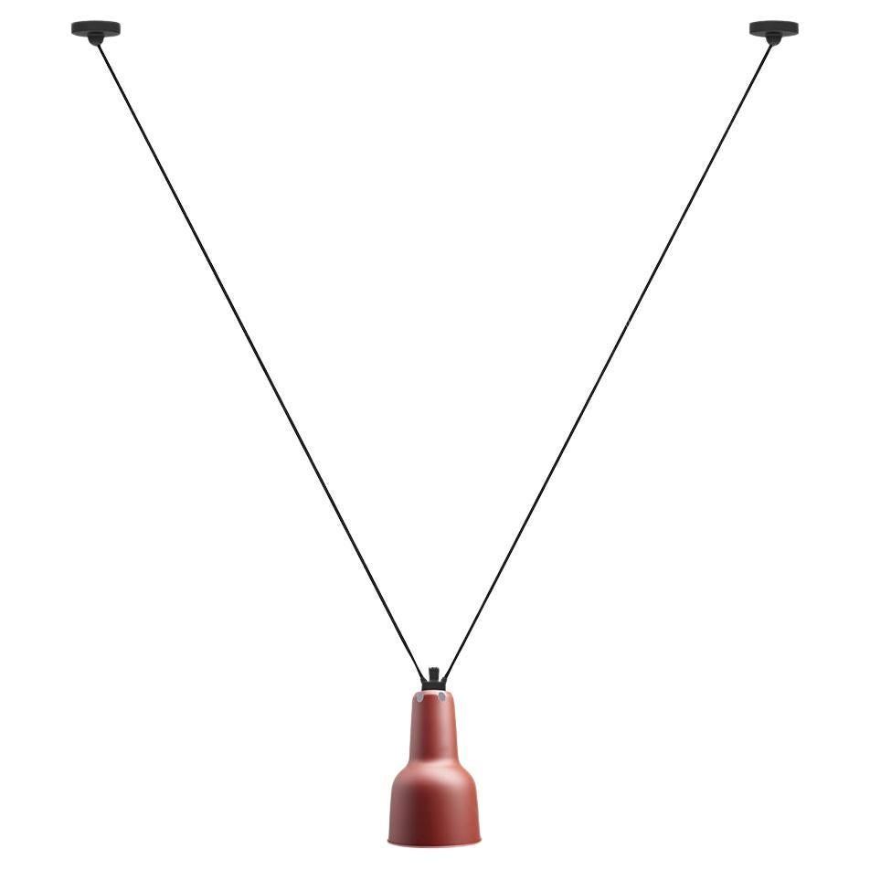DCW Editions Les Acrobates N°323 Oculist Pendant Lamp in Red Shade