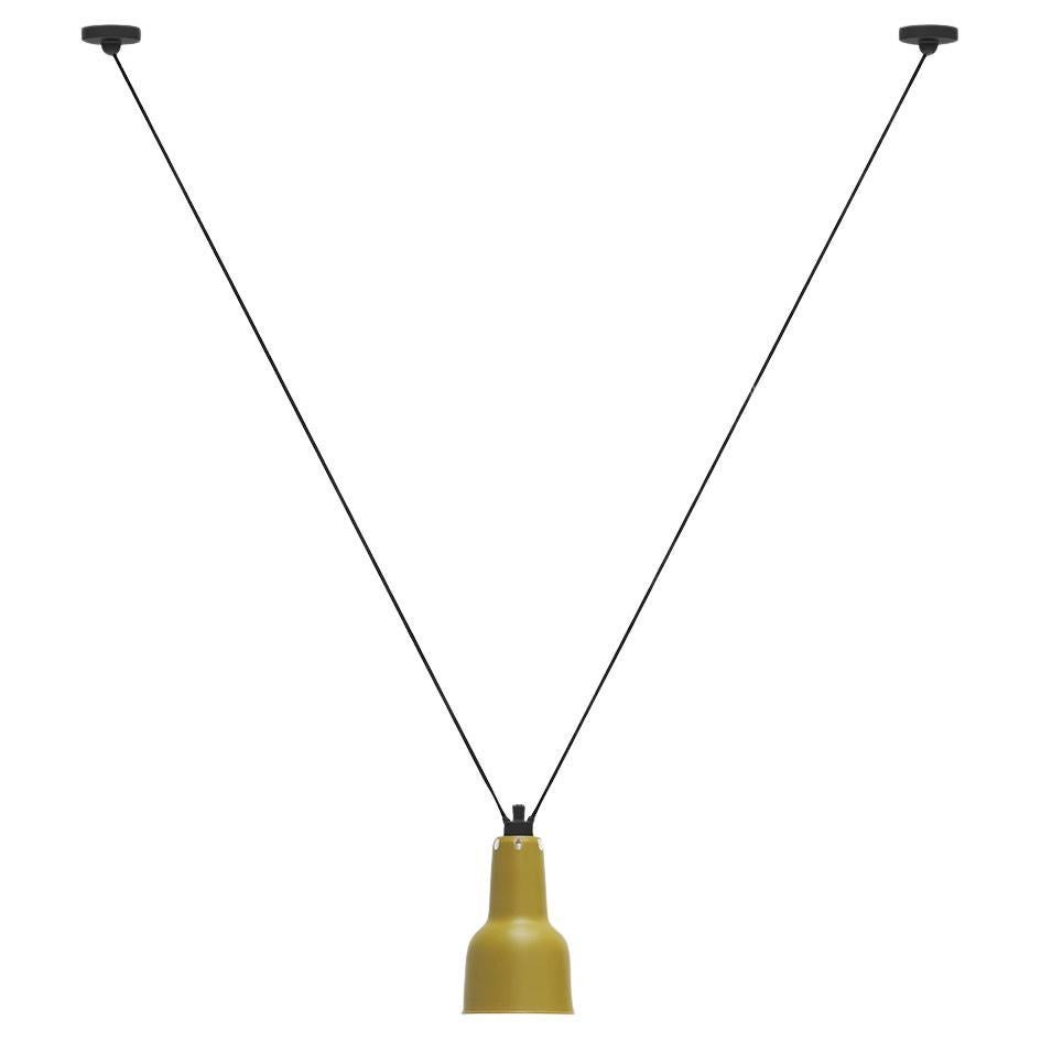 DCW Editions Les Acrobates N°323 Oculist Pendant Lamp in Yellow Shade For Sale