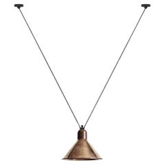 DCW Editions Les Acrobates N°323 Lámpara colgante cónica XL con pantalla de cobre crudo