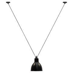 DCW Editions Les Acrobates N°323 Lámpara Colgante Redonda XL Pantalla Negra