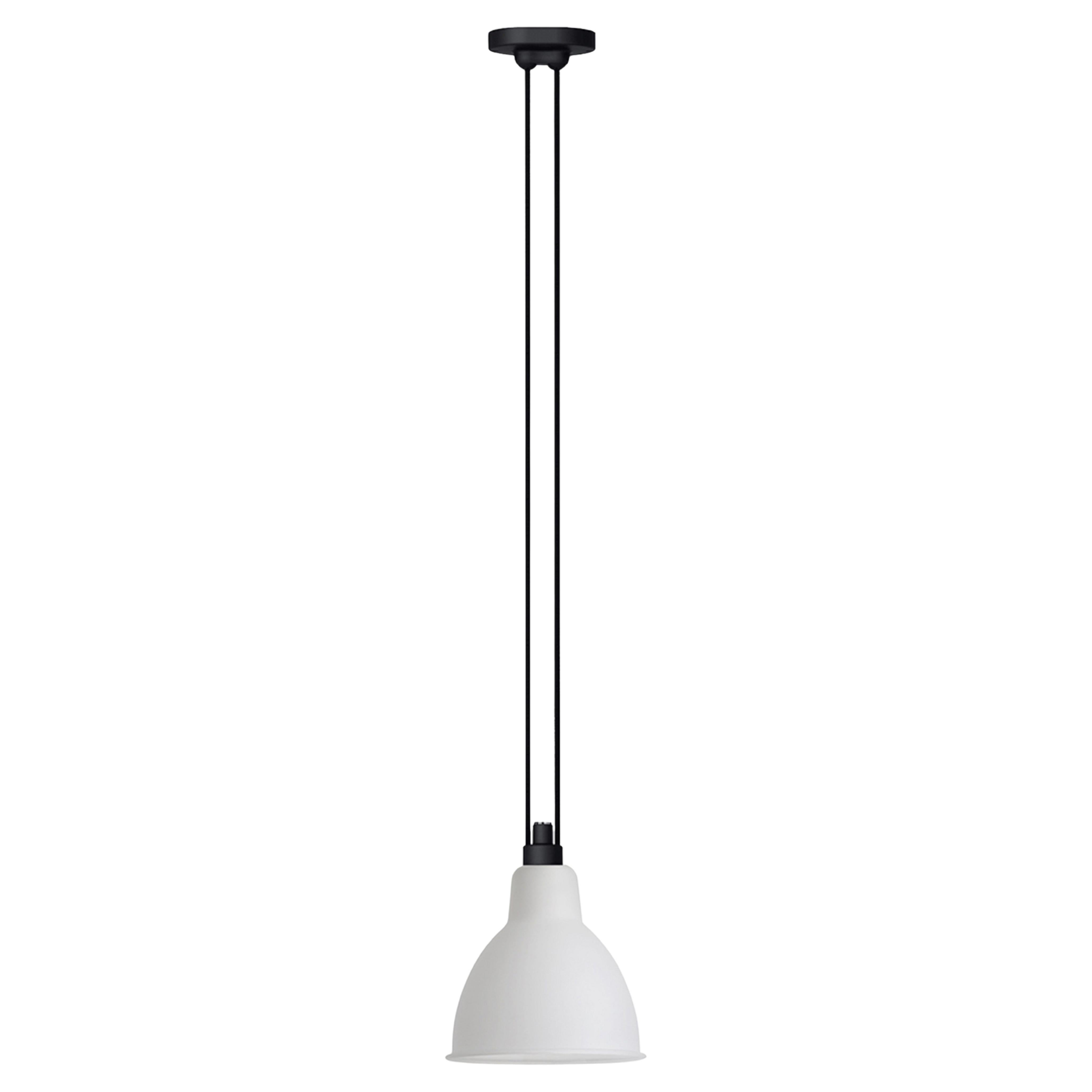 DCW Editions Les Acrobates Nº322 Large Round Pendant Lamp in Frosted Glass Shade For Sale
