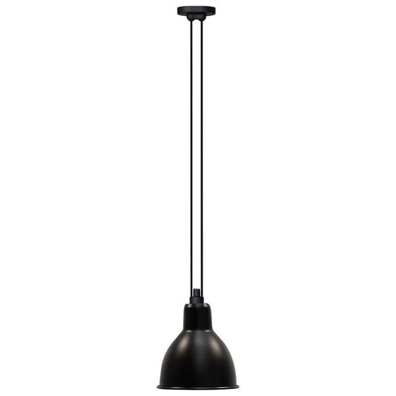 DCW Editions Les Acrobates Nº322 Lámpara Colgante Redonda XL Pantalla Negra
