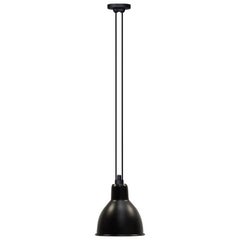 DCW Editions Les Acrobates Nº322 Lámpara Colgante Redonda XL Pantalla Negra