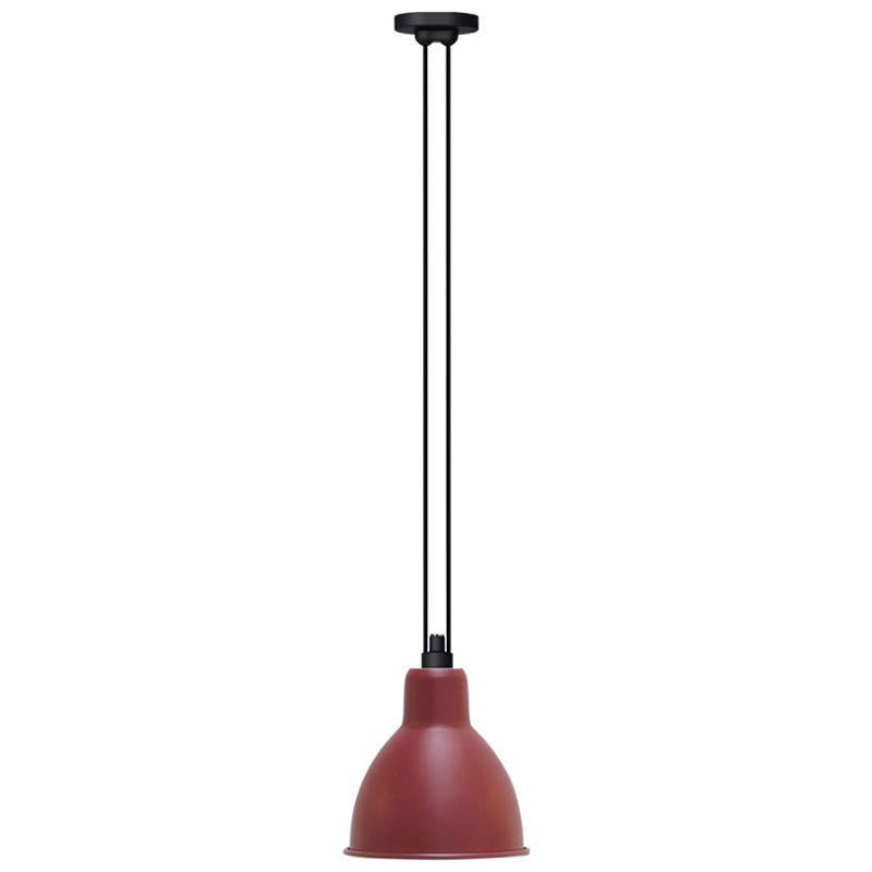DCW Editions Les Acrobates Nº322 Lámpara Colgante Redonda XL en Pantalla Roja