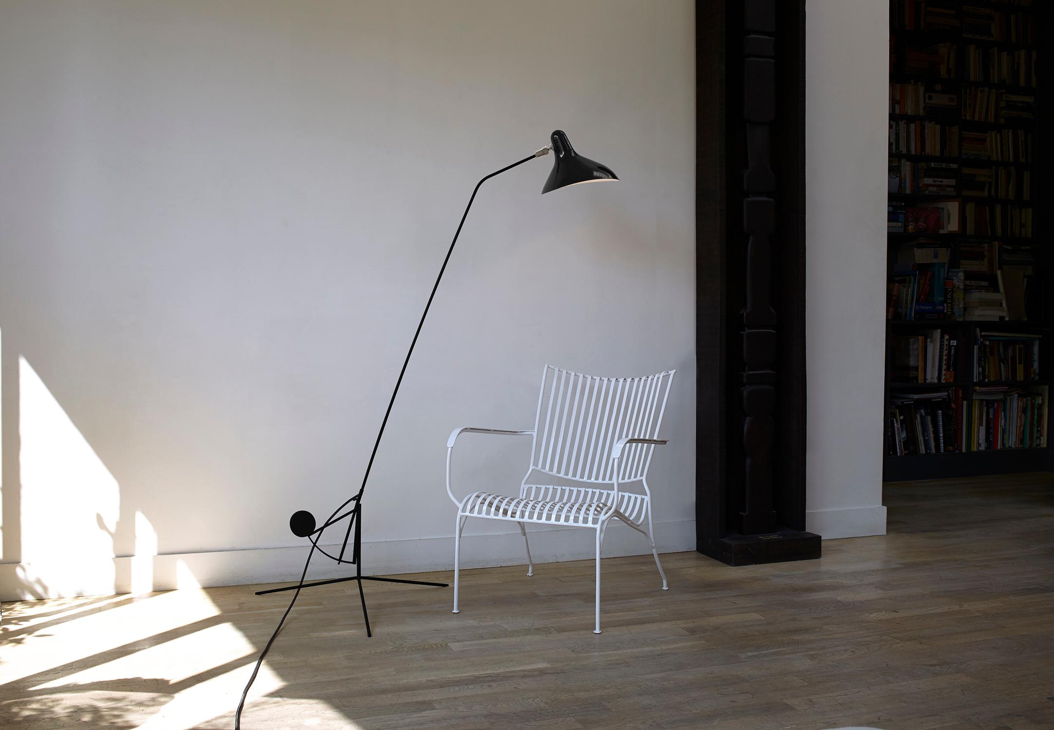 DCW Editions Mantis BS1 Floor Lamp in Black Steel and Aluminum For Sale 14