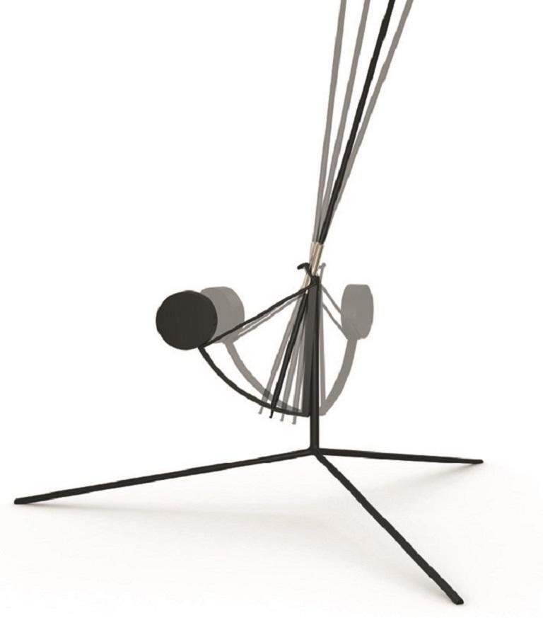 DCW Editions Mantis BS1 Floor Lamp in Black Steel and Aluminum For Sale 2