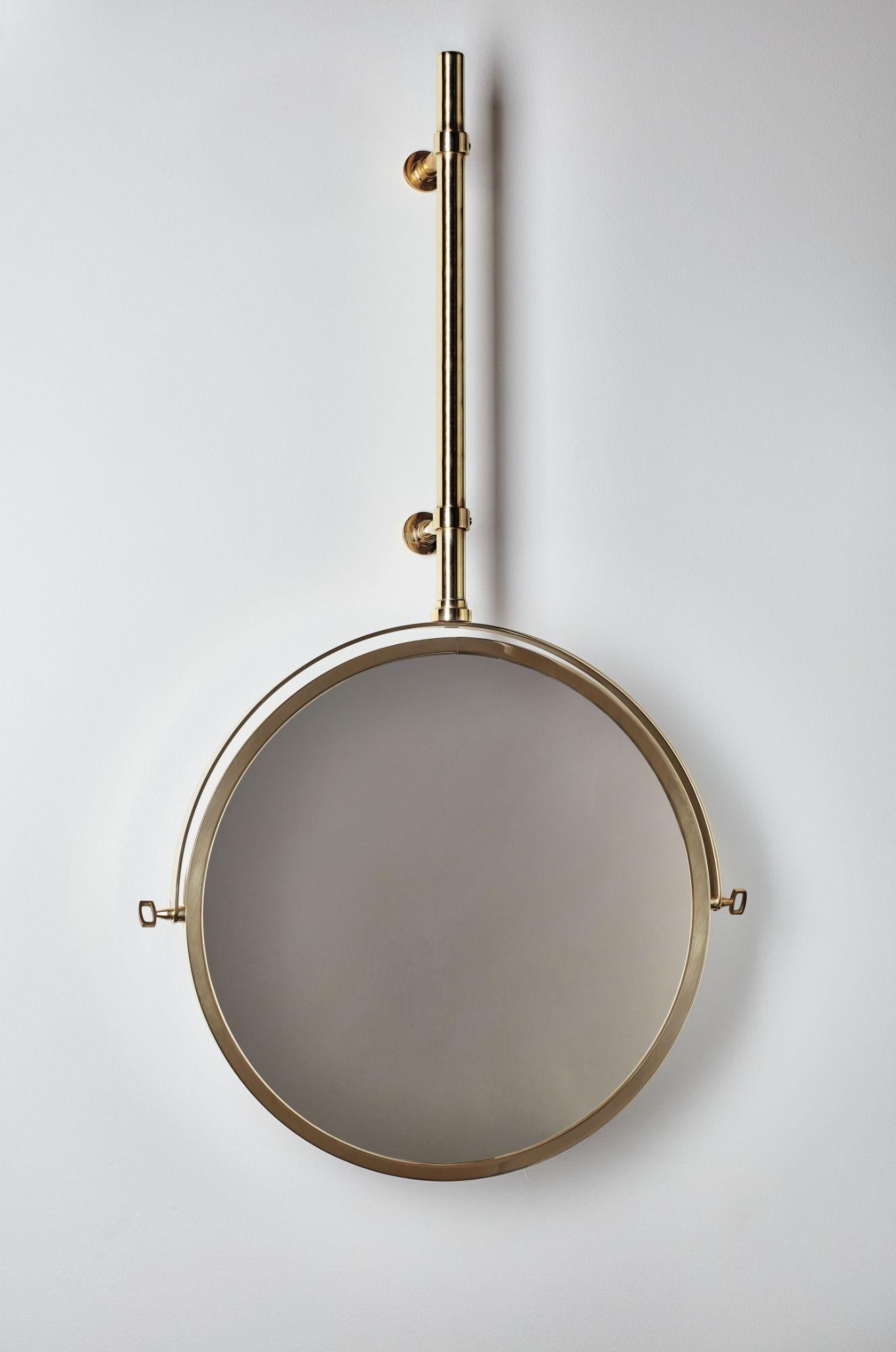 DCW Editions My Best Enemy Mirror in Polished Brass
 
 What a strange idea for a lighting manufacturer to launch a collection of mirrors !
 When we wanted to display the series of lights ideally suited to bathrooms (Lampe GRAS No304 bathroom, No304