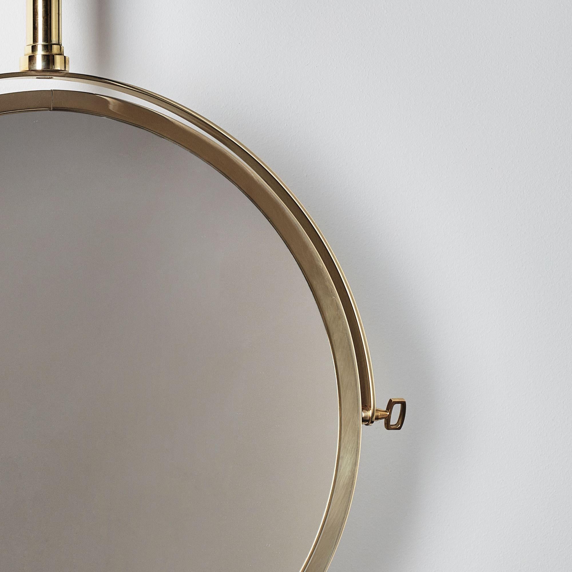 DCW Editions My Best Enemy Mirror in Polished Brass In New Condition For Sale In Brooklyn, NY