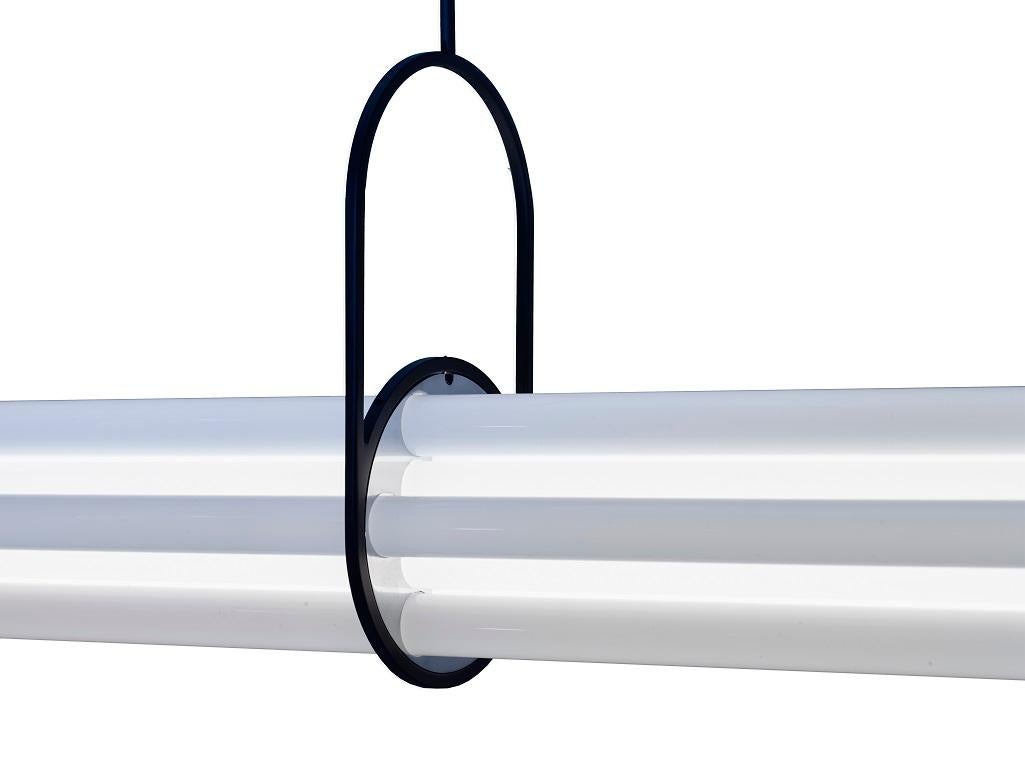 XXIe siècle et contemporain DCW Editions NL12 Lampe suspendue en verre noir et aluminium par Sebastian Summa en vente