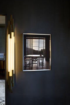 Lampe murale Org DCW Editions 1050 en aluminium et verre de Sebastian Summa