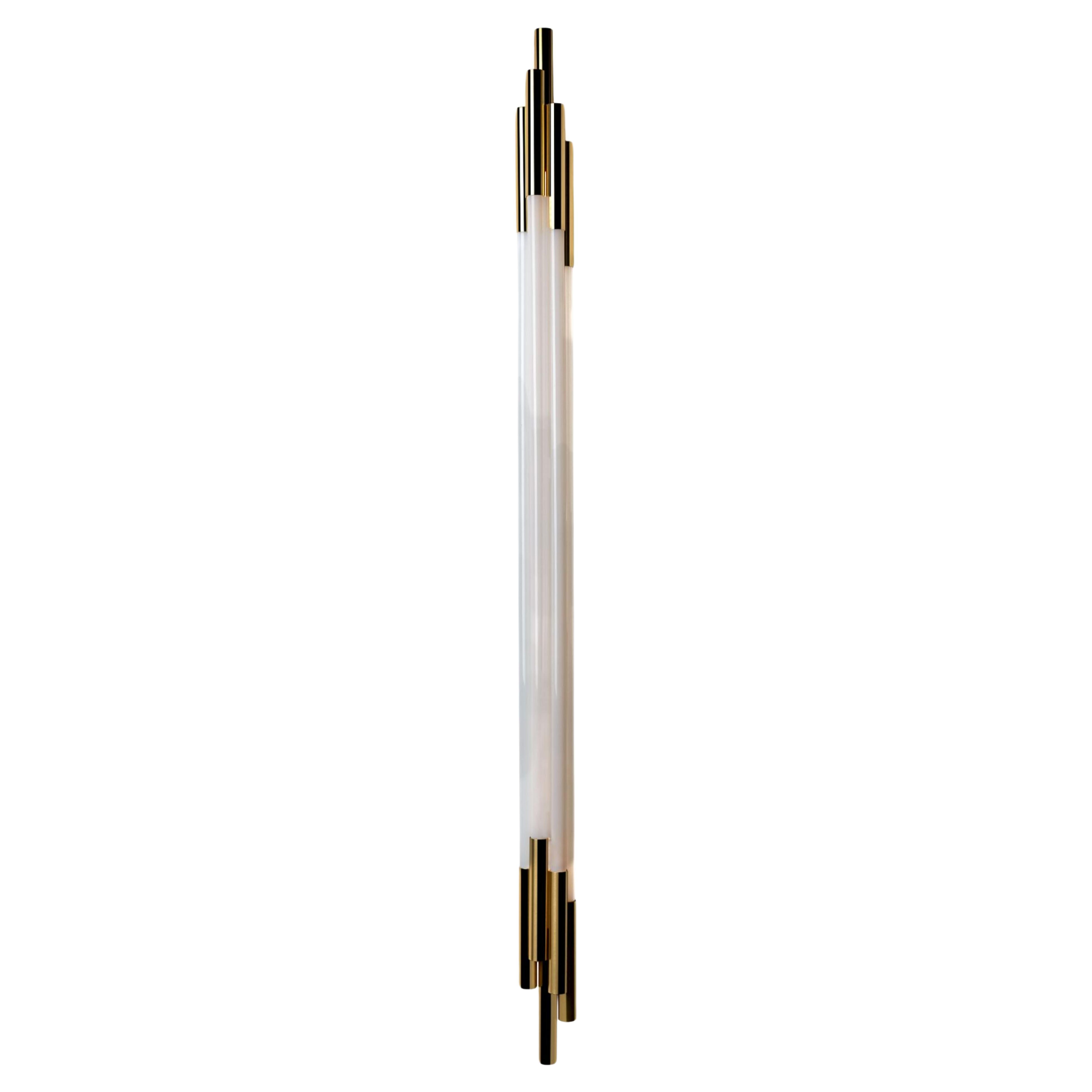 Lampe murale Org DCW Editions 1500 en aluminium et verre de Sebastian Summa en vente