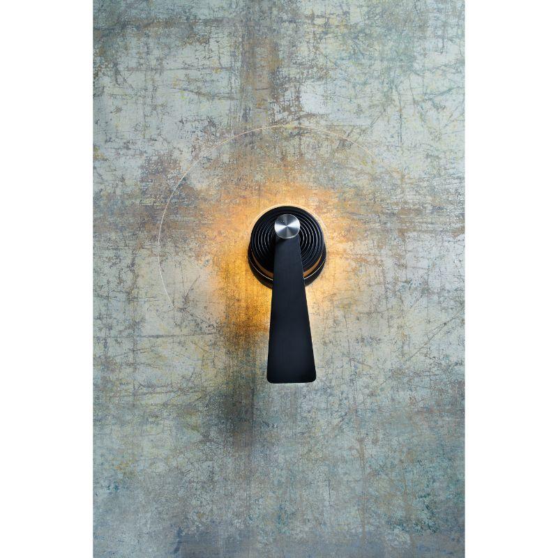 DCW Editions Pan Wall Lamp in Black Aluminium by Simon Schmitz For Sale 1