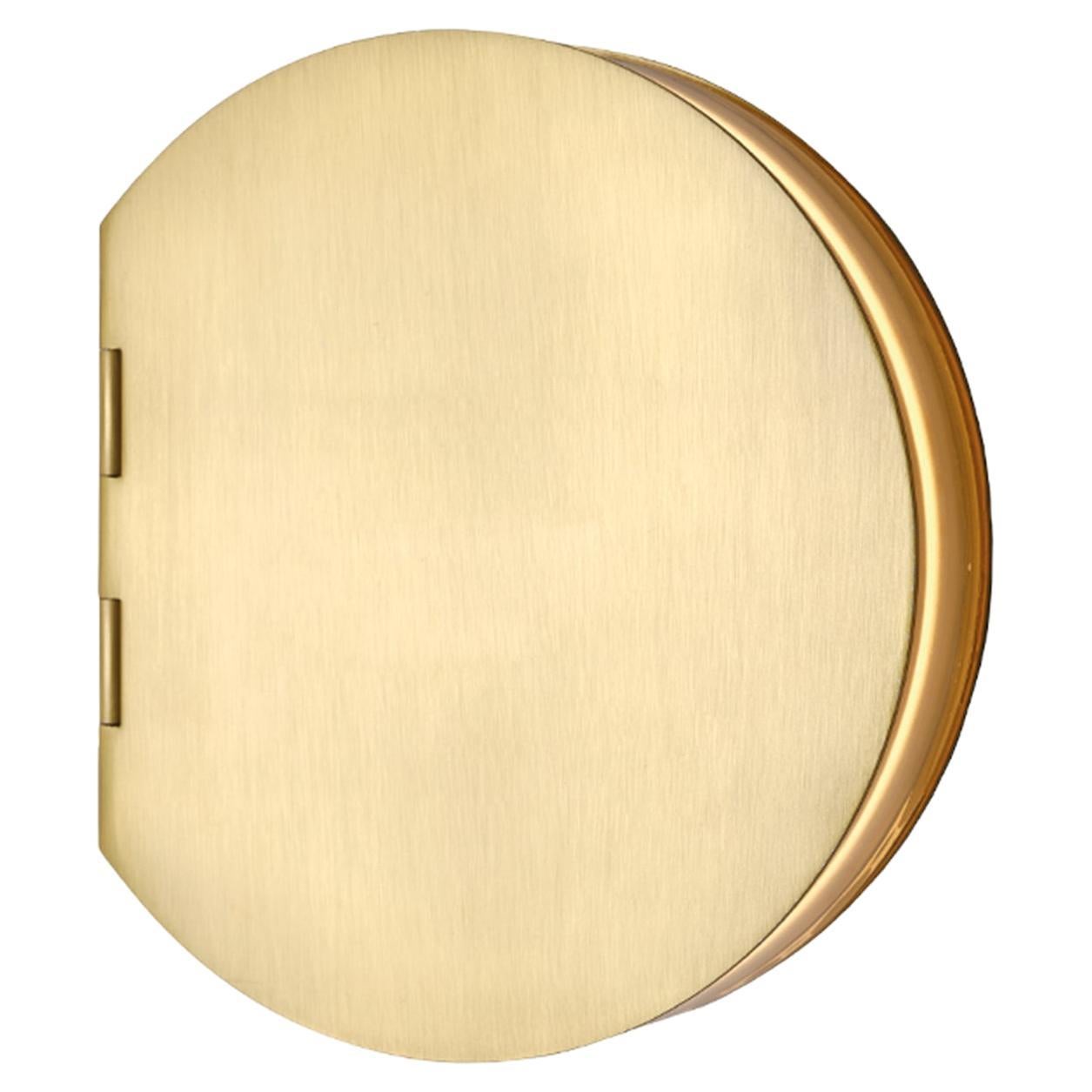 DCW Editions Poudrier-Wandleuchte aus Glas und Stahl von Philippe Nigro