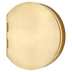 DCW Editions Poudrier-Wandleuchte aus Glas und Stahl von Philippe Nigro