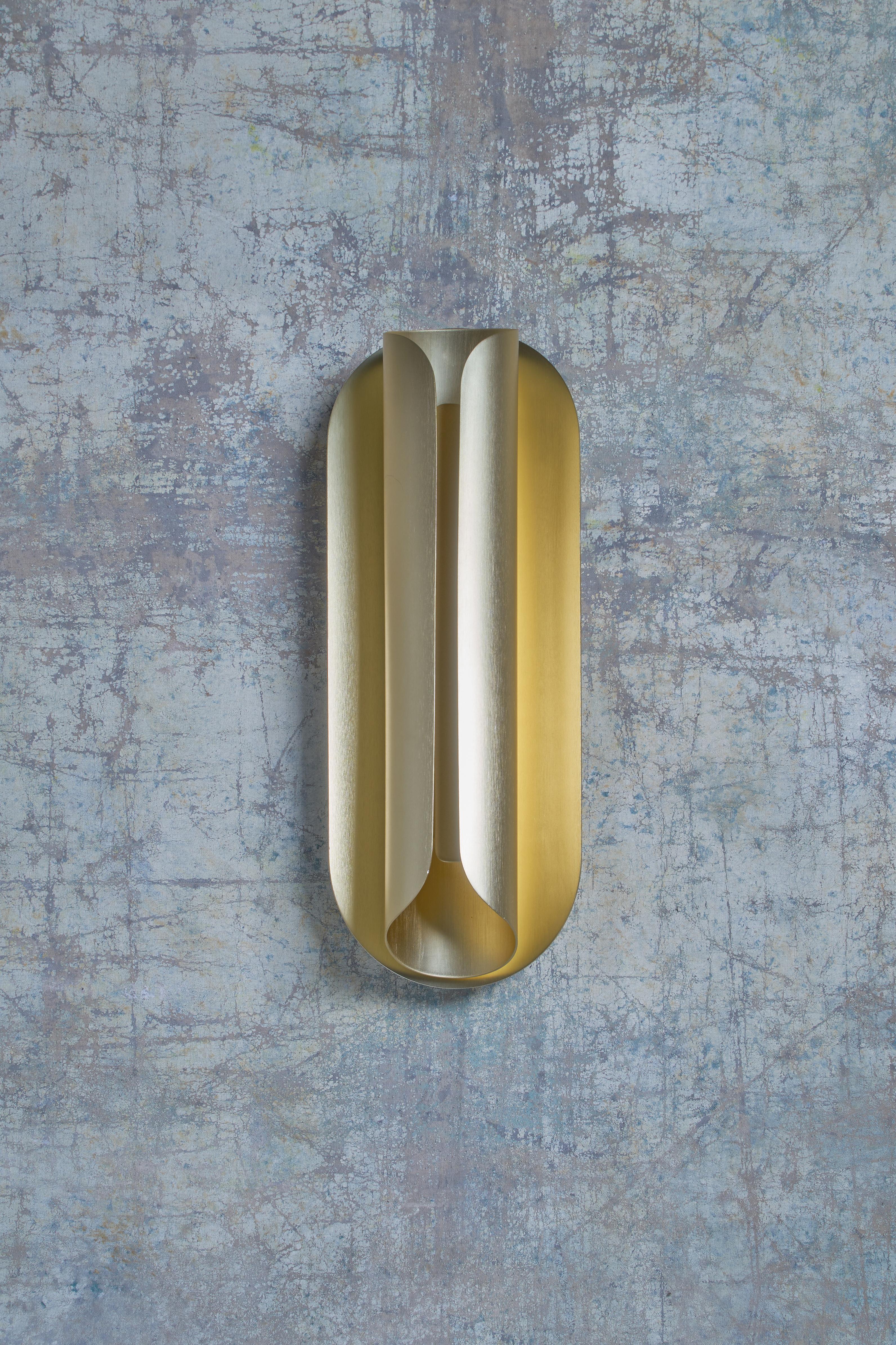 DCW Editions Rosalie Wall Lamp in Gold Aluminium by Julie Fuillet In New Condition For Sale In Brooklyn, NY