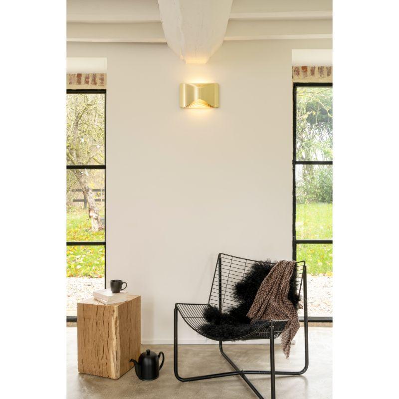 DCW Editions Small Respiro Wall Lamp in Aluminium/ Gold Finish by Philippe Nigro For Sale 8