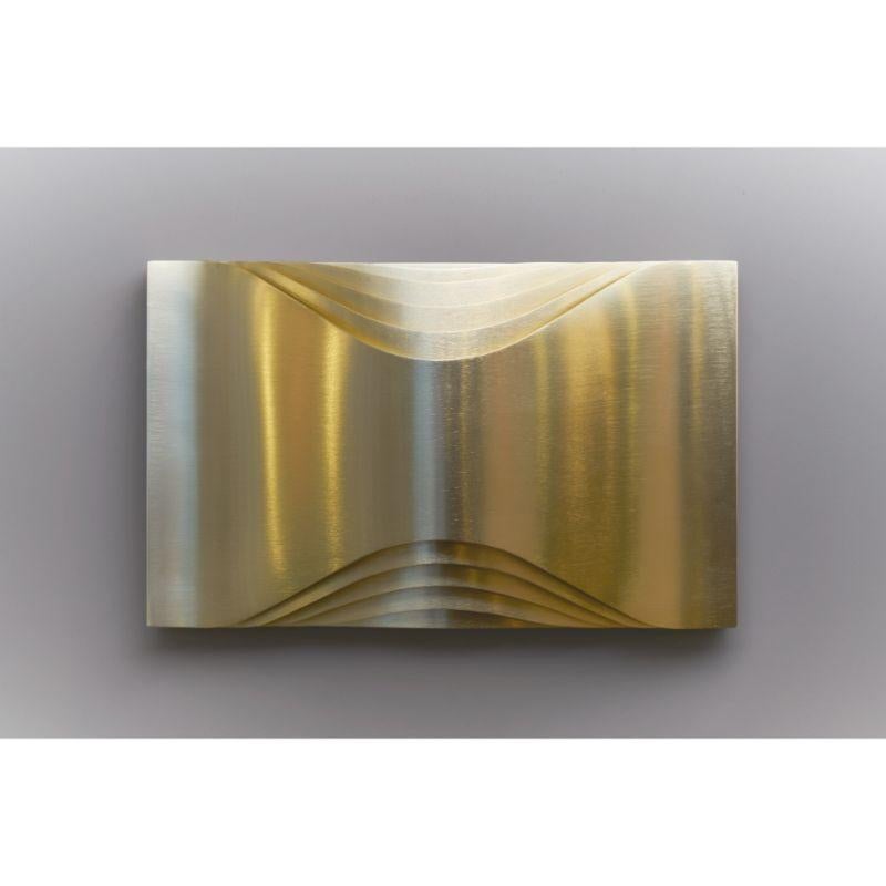 Contemporary DCW Editions Small Respiro Wall Lamp in Aluminium/ Gold Finish by Philippe Nigro For Sale